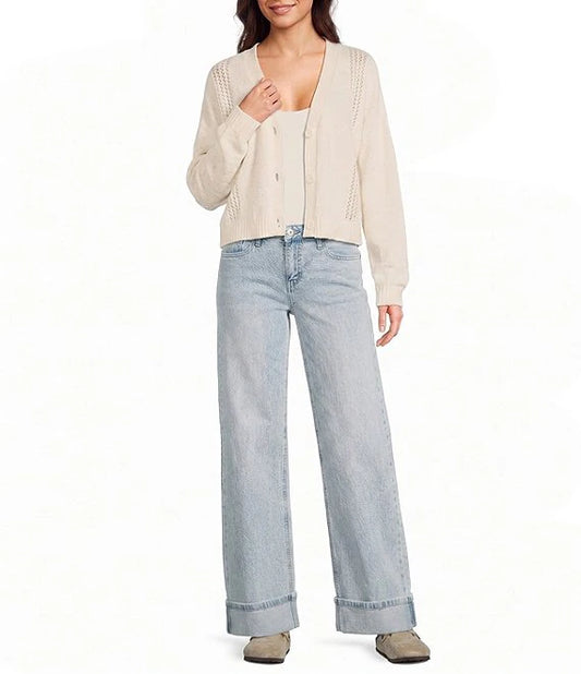 Coastline Longsleeve Cardigan - Cream