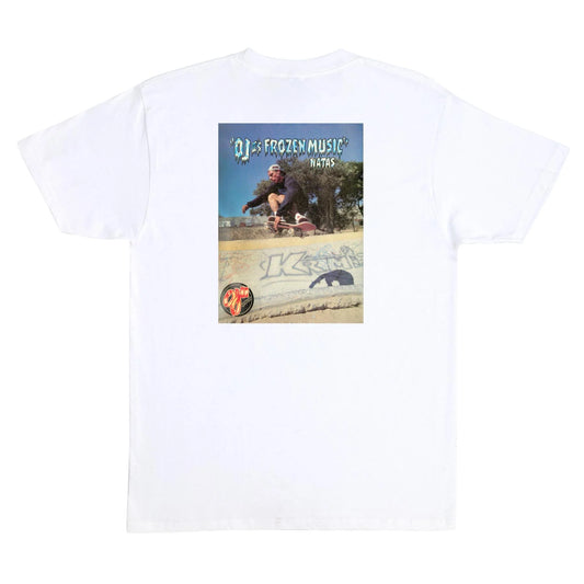 OJ Frozen Music Heavyweight Tee - White