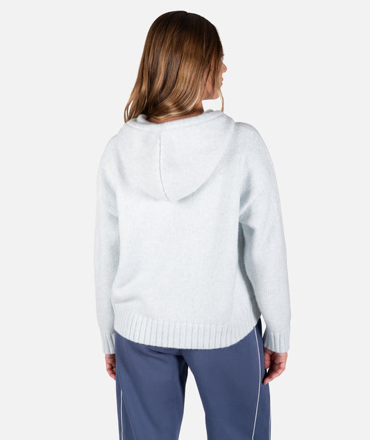 Jetty Beacon Jersey Hoodie - Light Blue