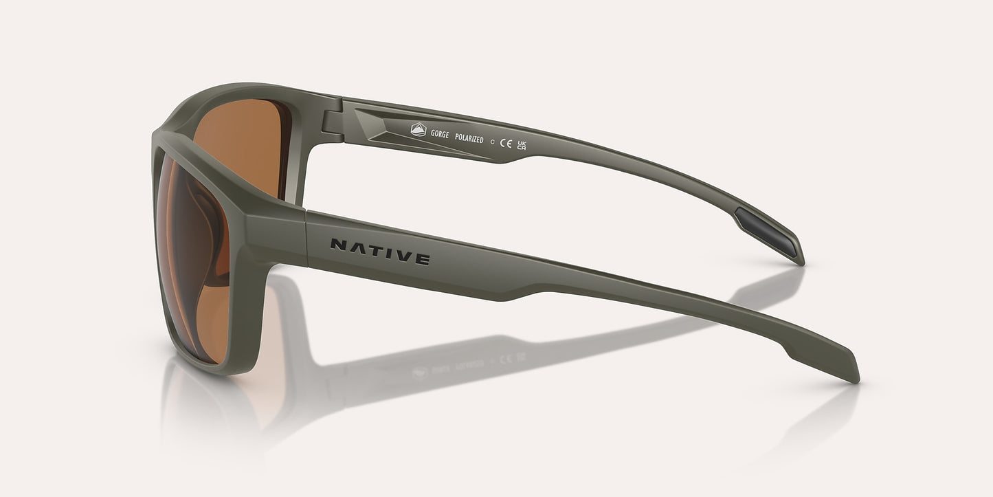 Gorge Matte Black w/ Brown
