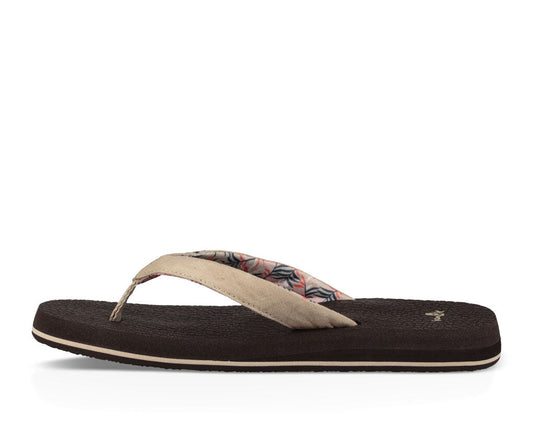 Sanuk Women's Yoga Paradise 2 - Natural Paradise Palms