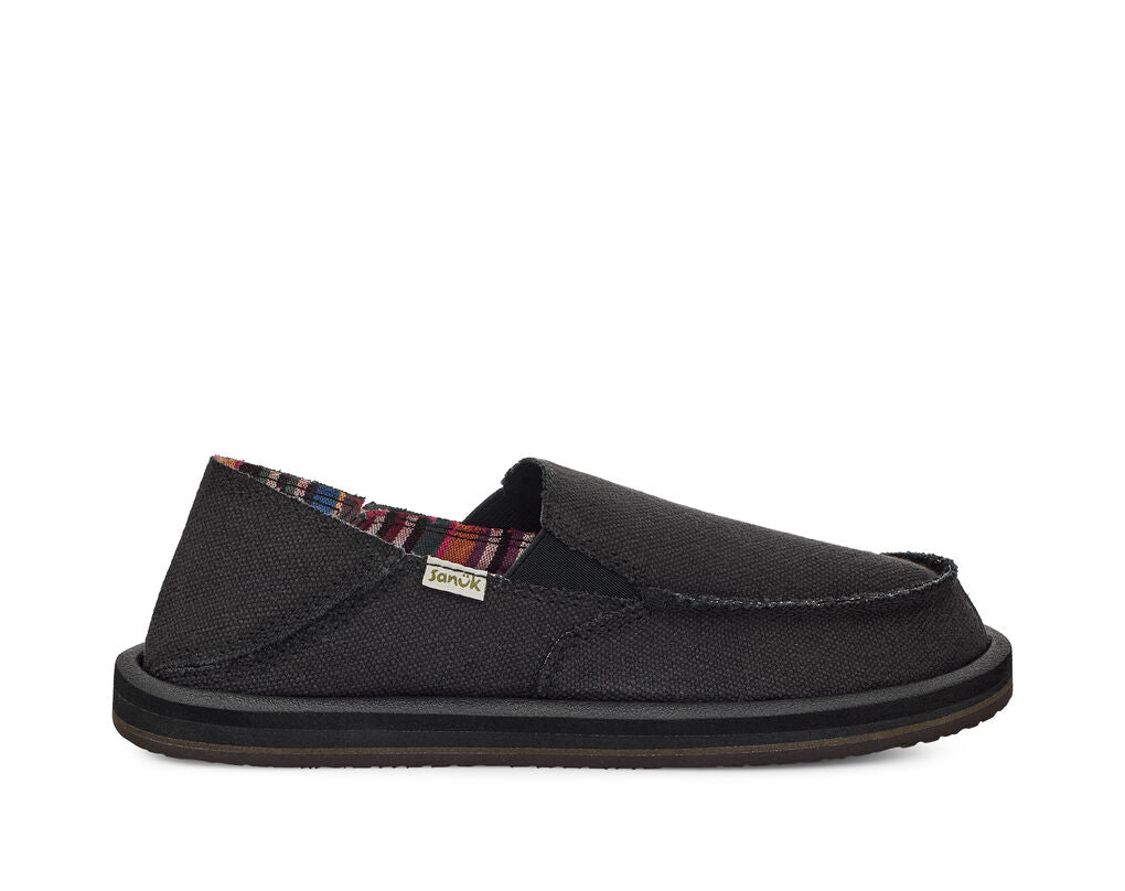 Sanuk Youth Kids Sidewalk Surfer - Black
