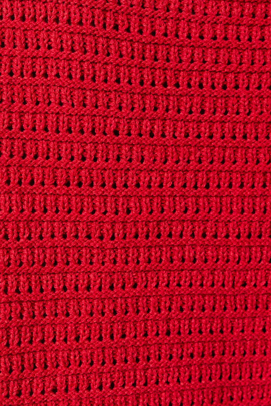 Scallop Hem Crochet Sleeveless Sweater