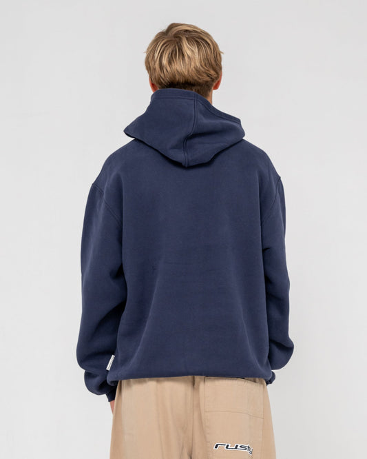 Rusty Flip Daddy 2.0 Hooded Fleece - Navy Blue