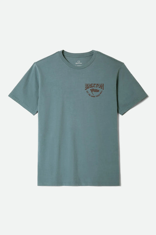 Brixton Garnet S/S Tee - Ocean Breeze