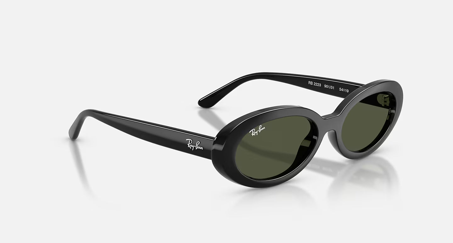 RB2223 Polished Black w/ Green Lens