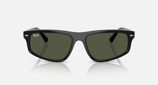 RB2225 Polished Black w/ Green Lens