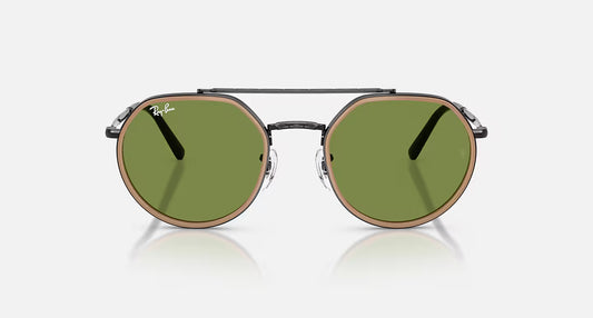 RB3765 Polished Black w/ Green Lens