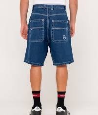 Rusty Flip Daddy Tapeless Jort - Deep Sea Blue