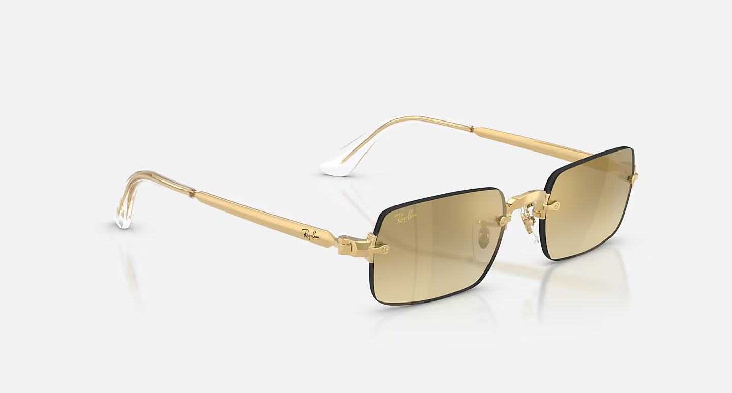 RB3928 by A$AP Rocky Polished Arista Gold w/ Brown Mirror Gold Gradient Lens