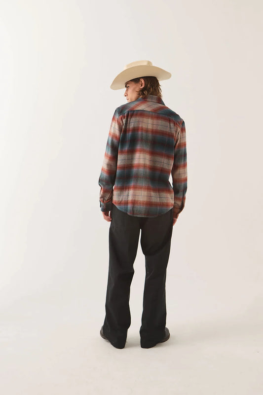 Brixton Bowery Flannel - Multi/Shadow