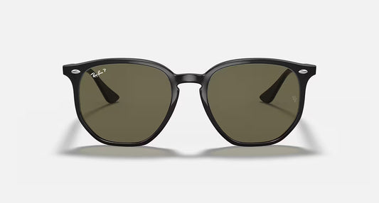 RB4306 Polished Black w/ Green Polarized Lens
