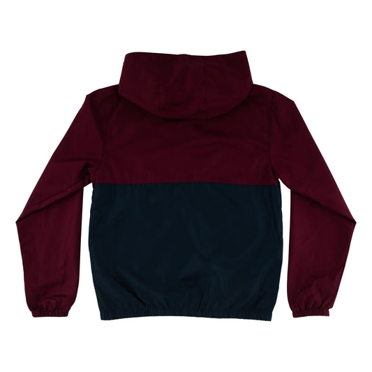 Youth Opus Dot Windbreaker - Maroon/Navy