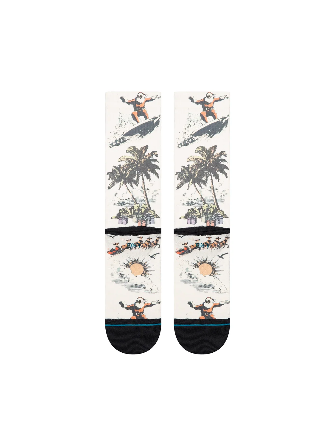 Stance San O Claus Crew - Cream
