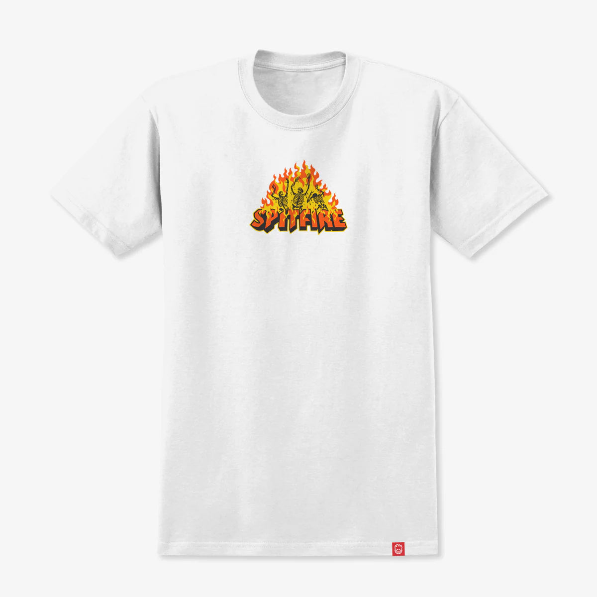 Spitfire Wheels Hellfire Tee - White