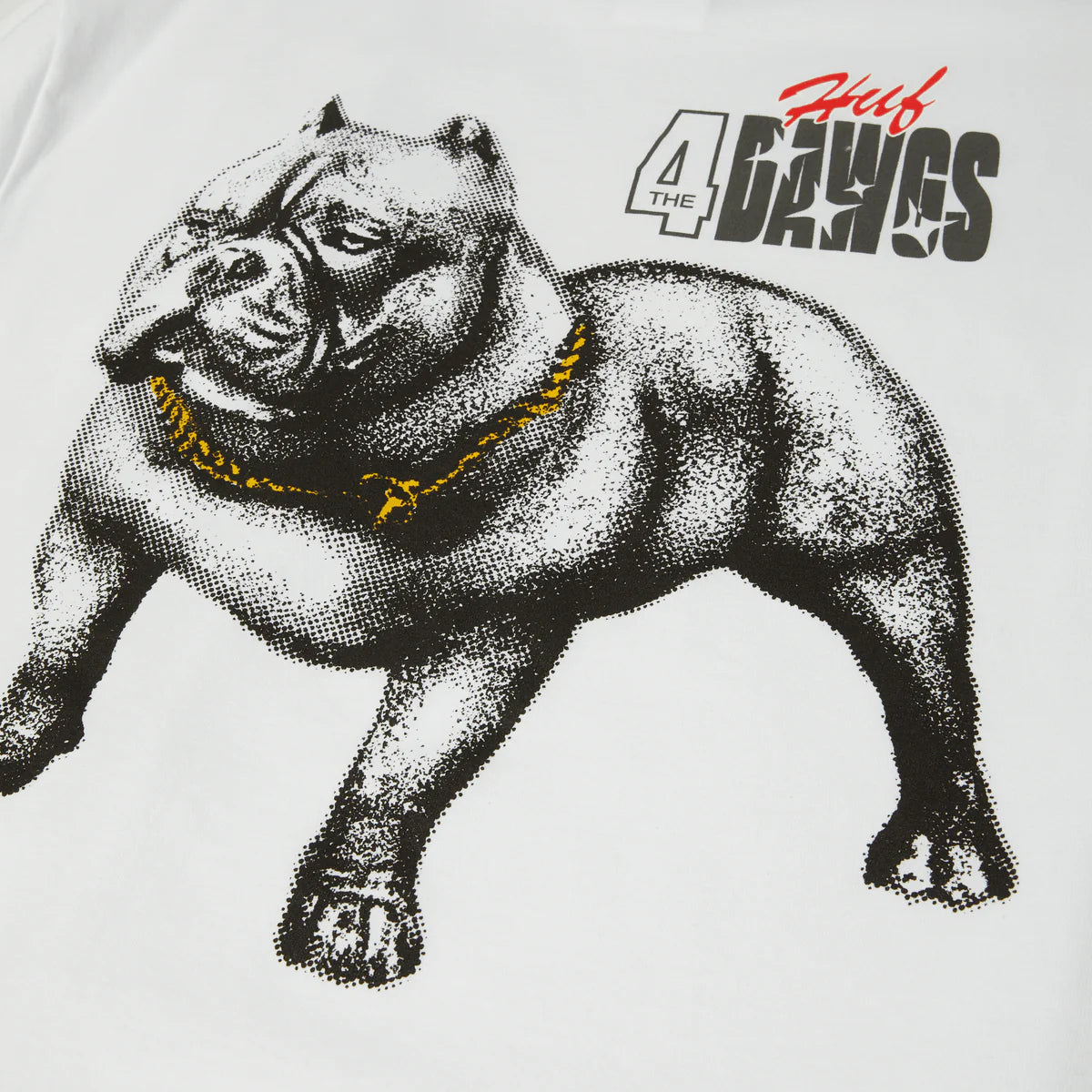 HUF 4 The Dawgs S/S Tee - White