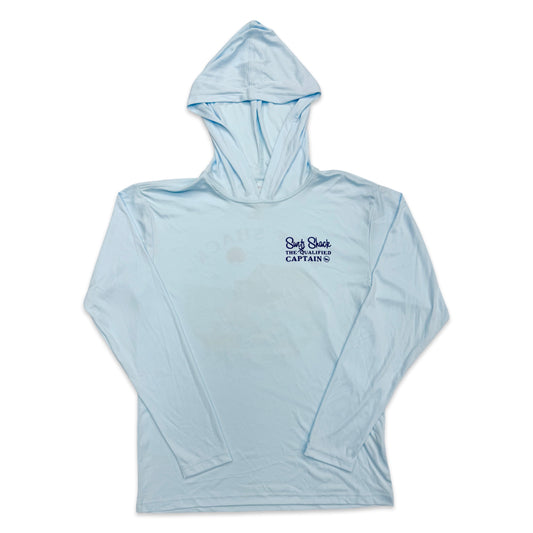 Surf Shack x TQC Perf Hoodie - Ice Blue