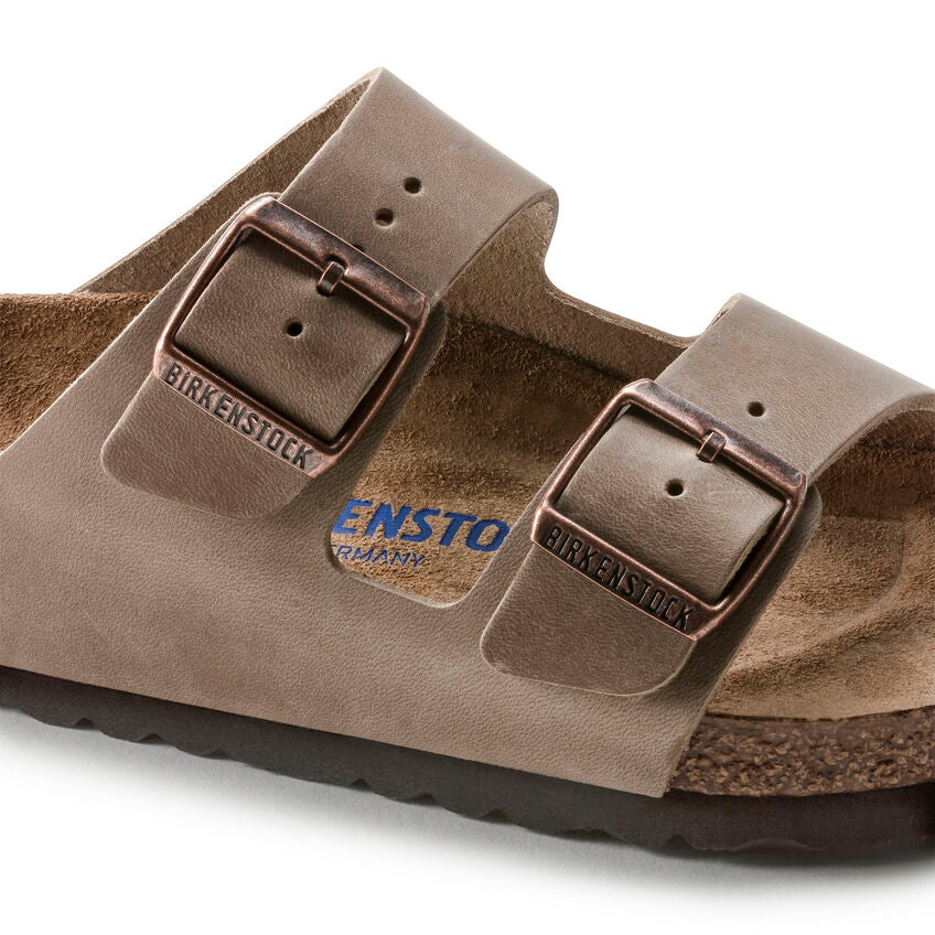 Arizona Soft Footbed Oiled Leather - Tabacco Brown