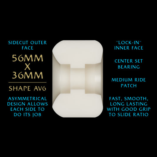 Powell Peralta Dragons AV6 Nano Rats 56mm x 36mm 97A Wheels