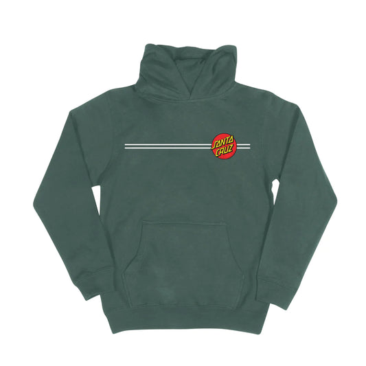 Santa Cruz Youth Classic Dot Hoodie - Alpine Green