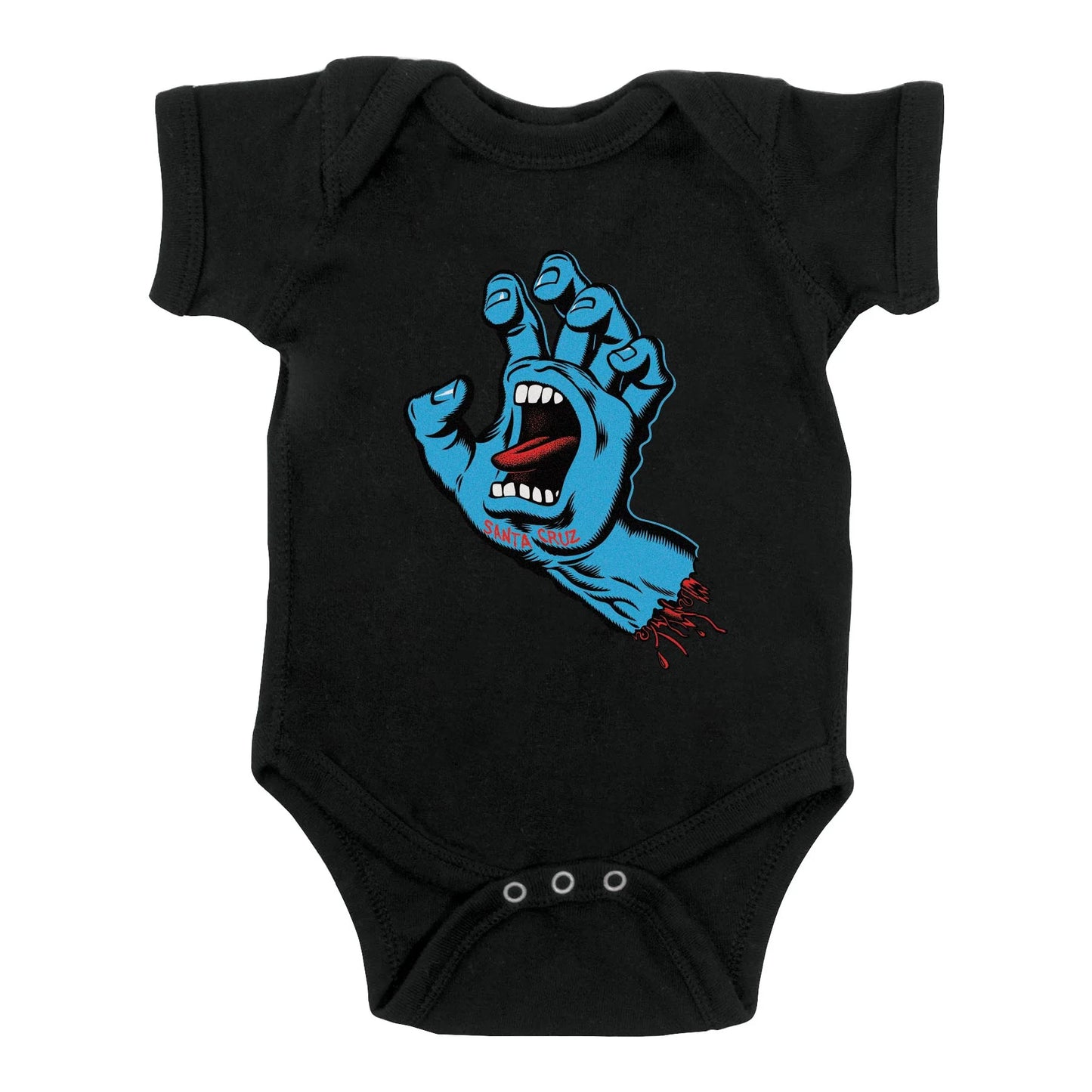 Screaming Hand One Piece - Black