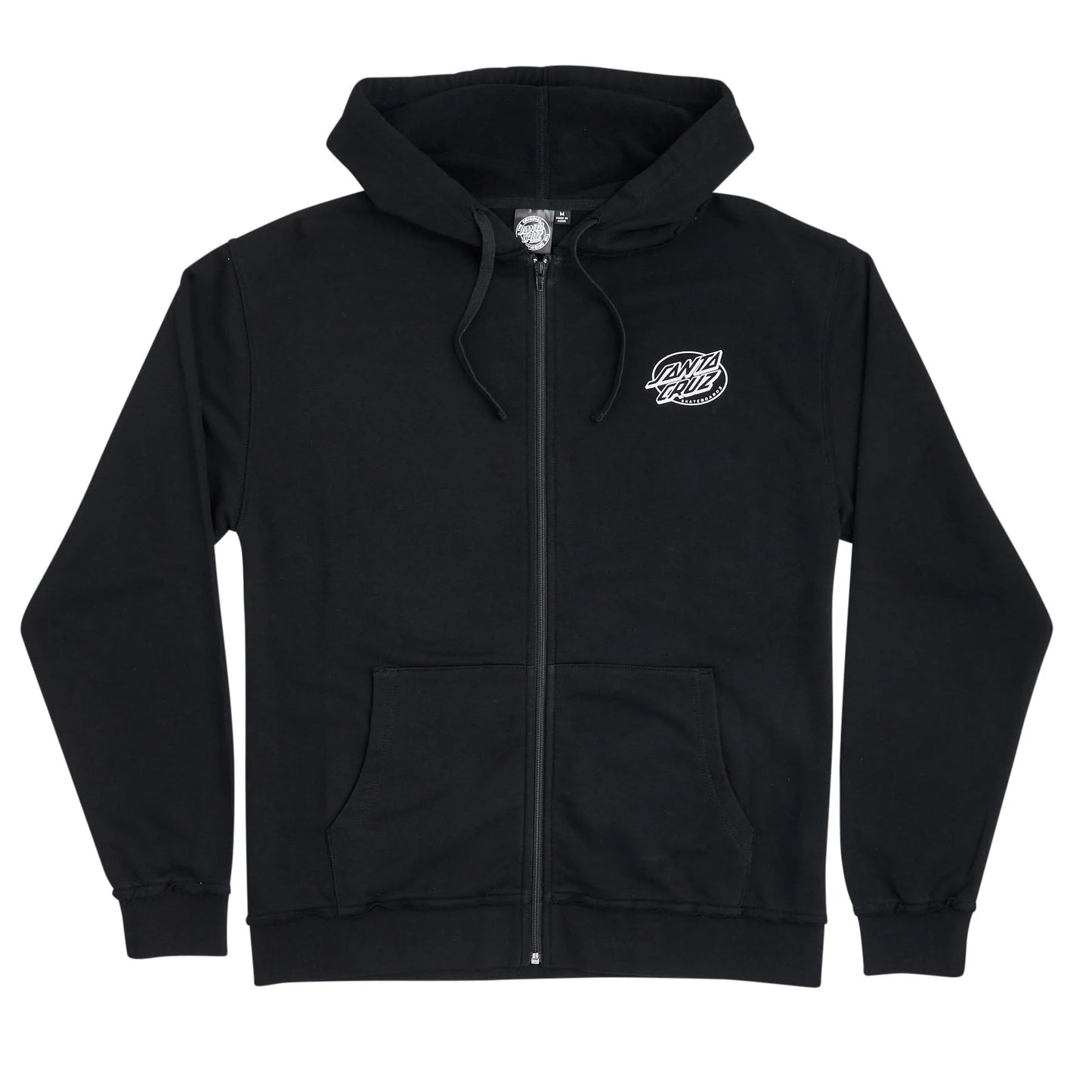 Santa Cruz Winkowski Primeval Zip Up Hoodie - Black