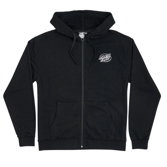 Santa Cruz Winkowski Primeval Zip Up Hoodie - Black
