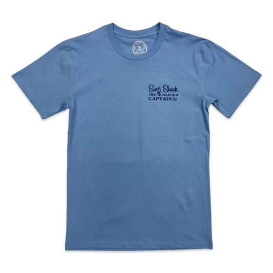 Surf Shack x TQC Tee - Carolina Blue