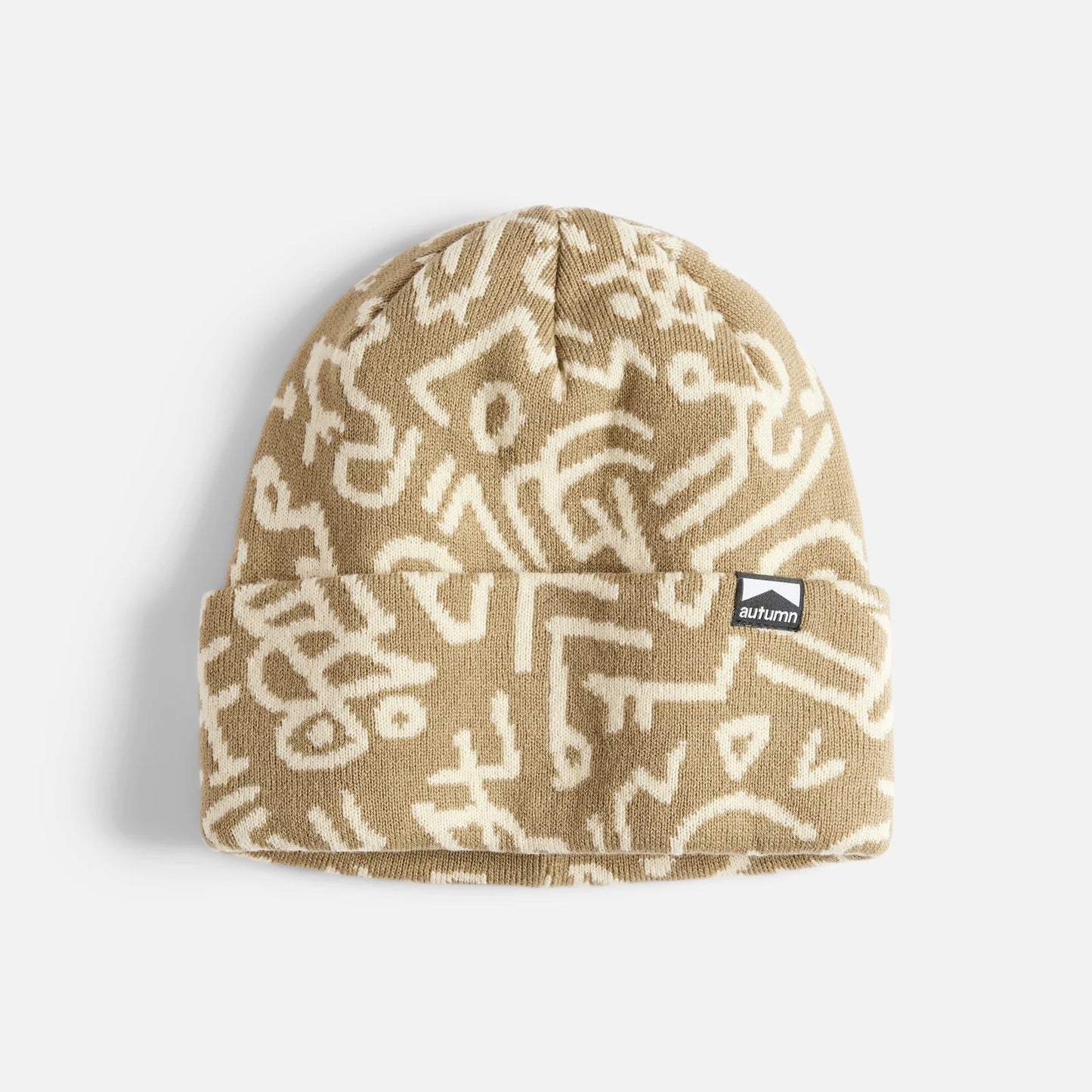 Autumn Soul Camo Beanie Chinchilla