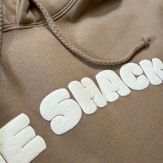 The Shack Heavyweight Puff Hoodie - Latte
