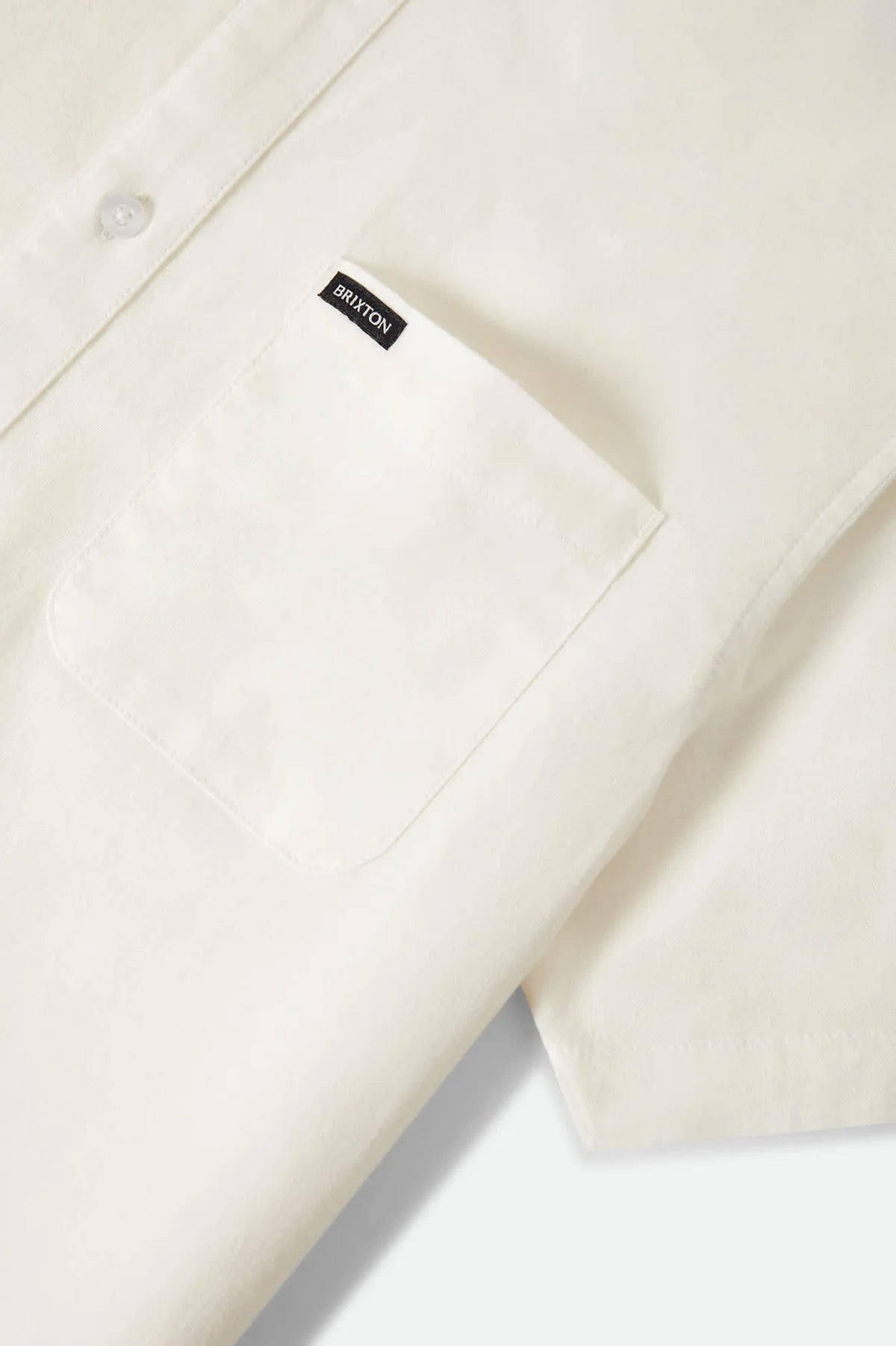 Brixton Sanford Oxford S/S Shirt - Off-White