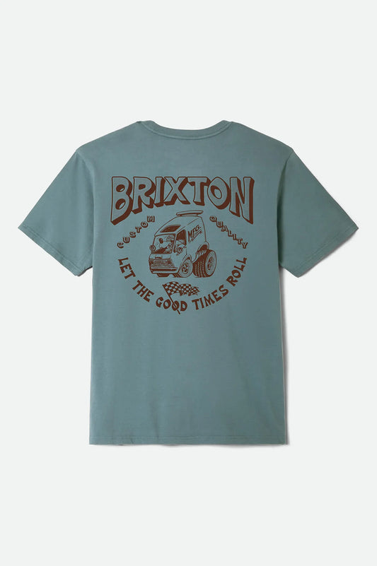 Brixton Garnet S/S Tee - Ocean Breeze