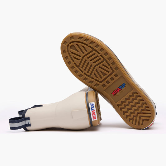 Xtratuf Men’s Ankle Deck Boot - Ivory / Navy