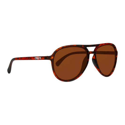 Cassette Optics Apollo Sunglasses - Whiskey Tortoise / Polarized Brown Lens