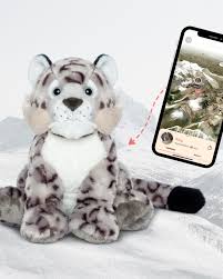 Fahlo Animal Tracking The Ascent Plush - Snow Leopard
