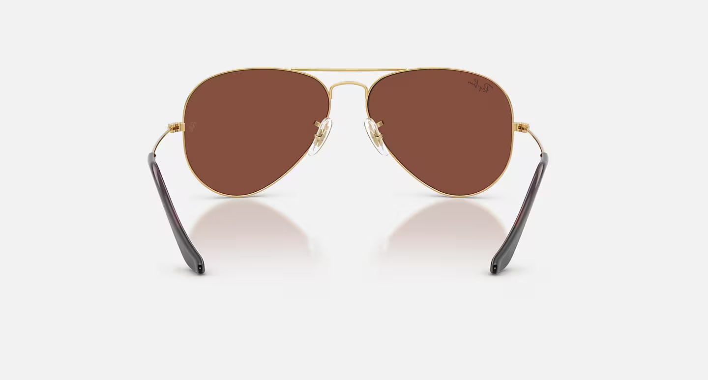 Ray-Ban Aviator Large Metal Arista Gold w/ Red Lens