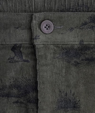 Midship Cord Walkshort Short - Green