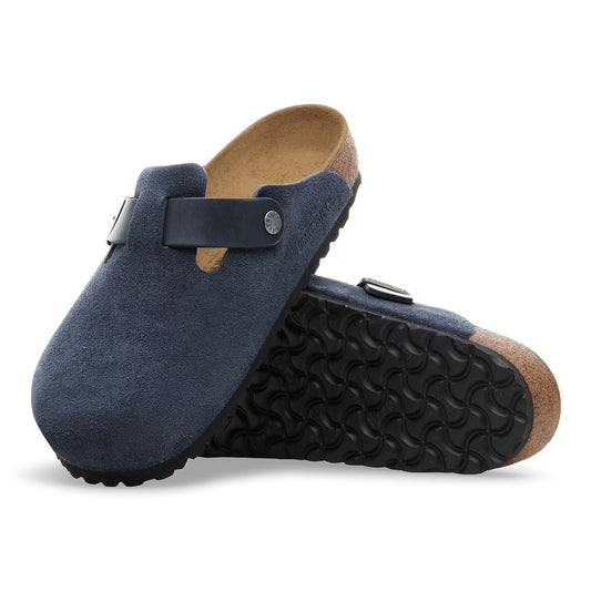 Boston Suede Leather - New Navy