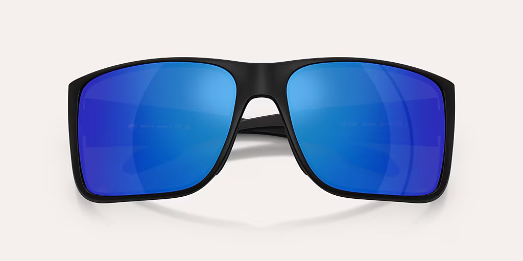 Badlands XL Matte Black w/ Blue Reflex Polarized