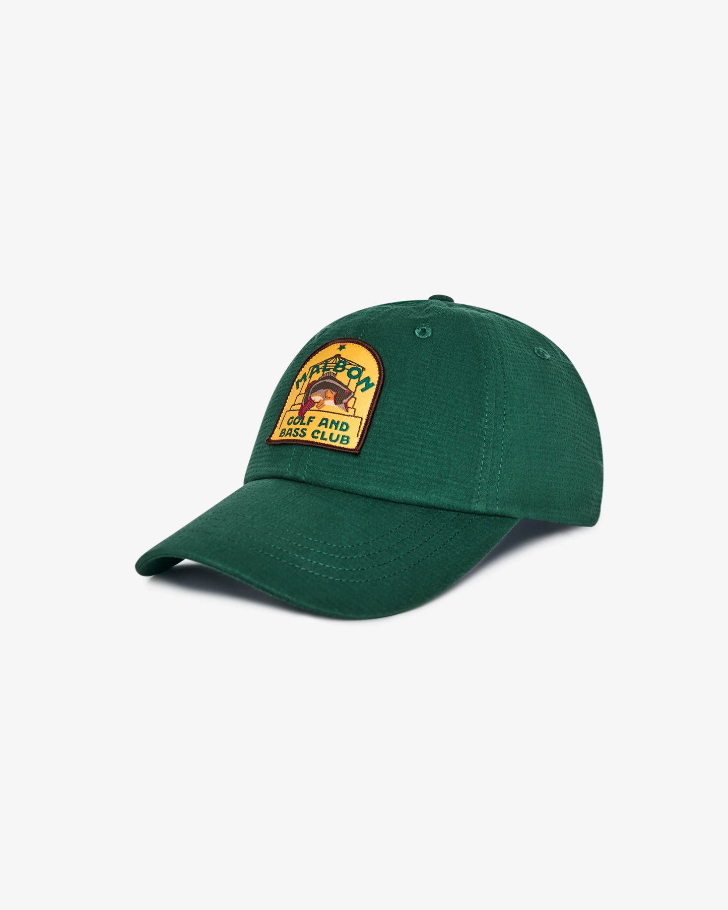 Malbon Golf and Bass Club Dad Hat - Forest Green