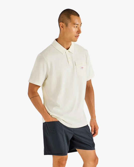 Malbon Jovis Benchmark Vintage Polo - Ivory