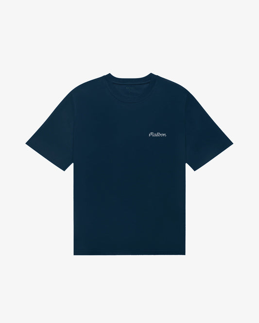 Malbon Bermuda Baldwin SS Short Sleeve Tee - Navy