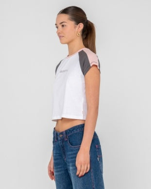 Bradley Mini Cap Sleeve Tee T-Shirt - White