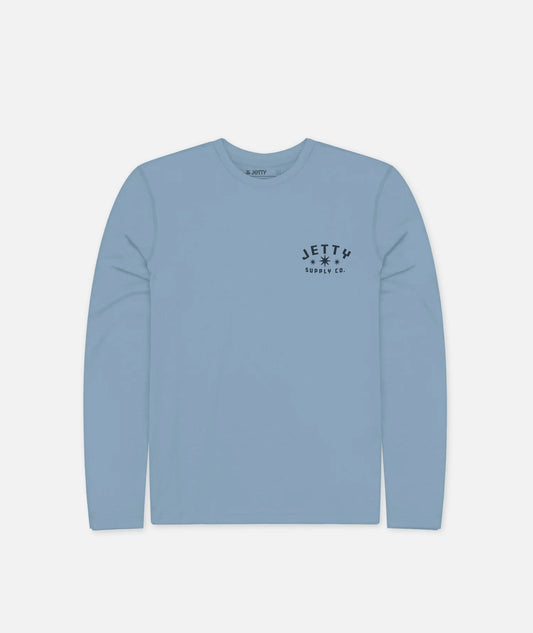 Grom Bullshark UV LST Tee - Blue