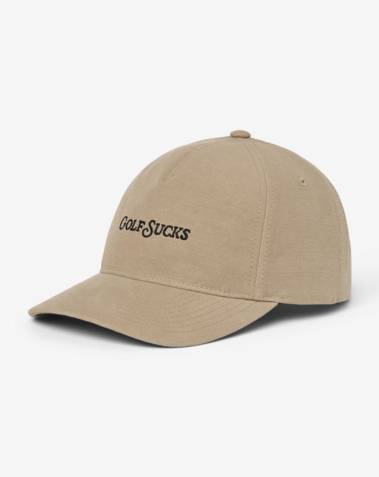 Golf Sucks Hat - Weathered Teak
