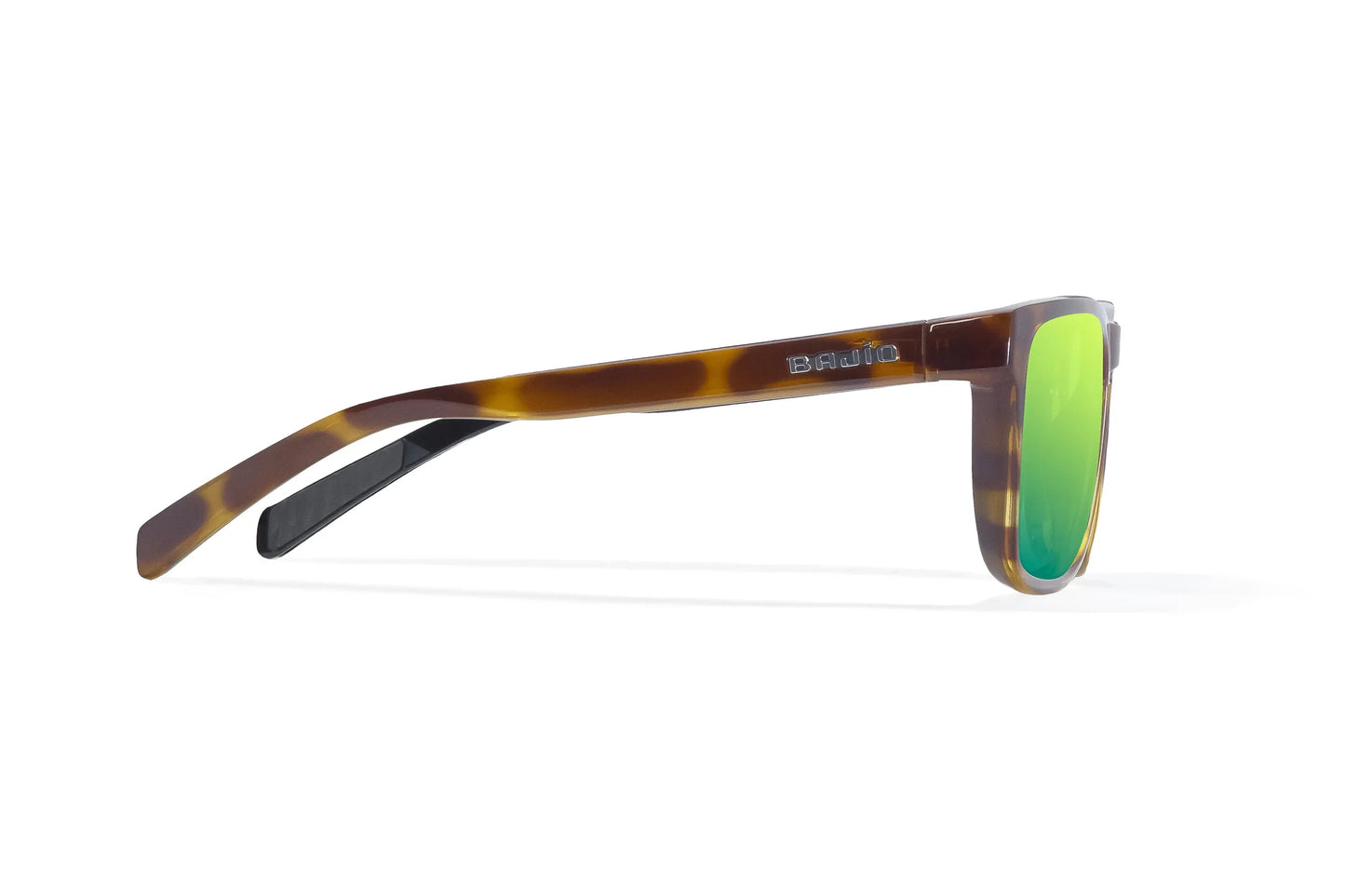 Calda Brown Tortoise Gloss / Green Mirror Glass Lens