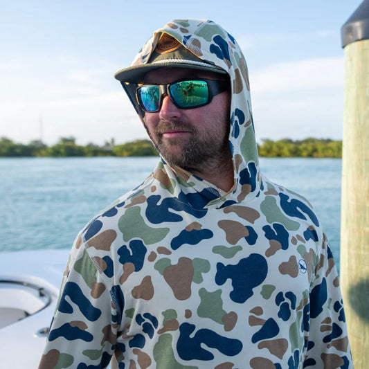 Camo Premium Performance Hoodie - Marsh