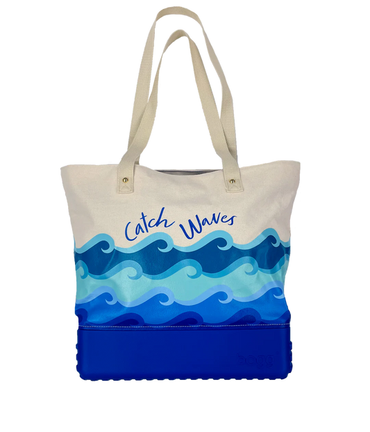 Catch Waves Canvas Bogg Bag