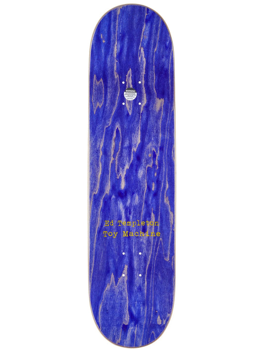 Toy Machine Limited Ed Templeton Charred Cross Deck 8.5
