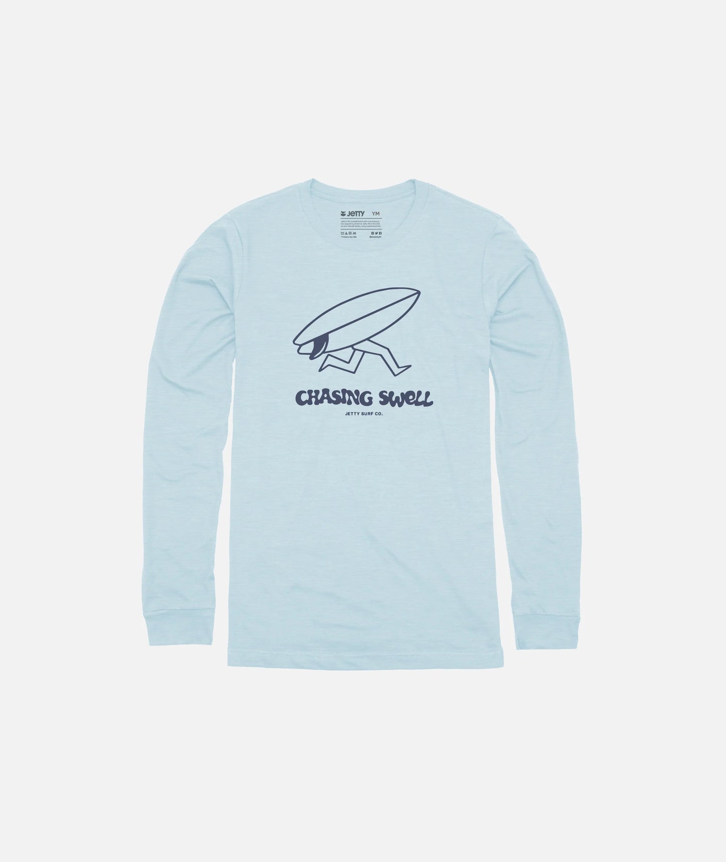 Tots Chaser L/S UV Tee - Light Blue